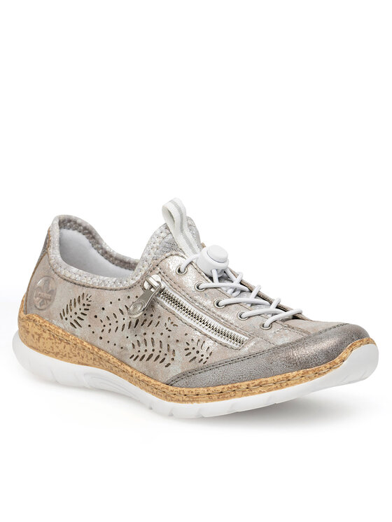 Rieker Rieker Półbuty N42K6-40 Szary