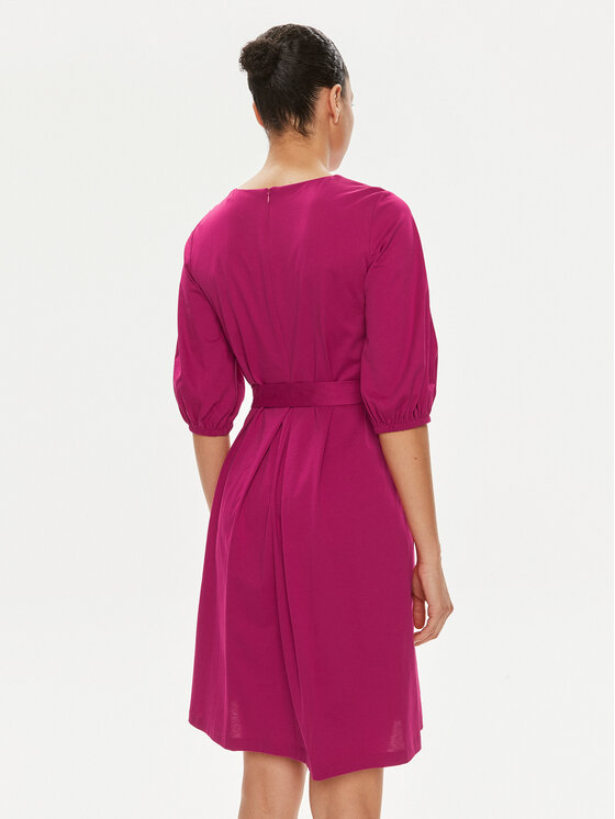 Weekend Max Mara Weekend Max Mara Sukienka koktajlowa Jumbo 2415621072650 Różowy Regular Fit