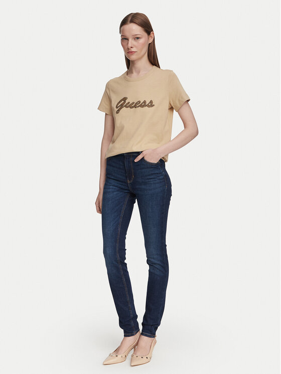 Guess Guess Джинси W6YA46 D1537 Cиній Skinny Fit