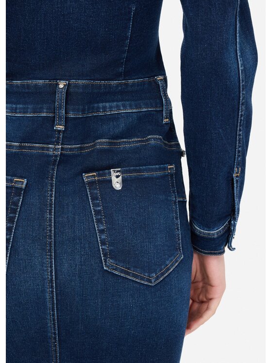 Liu Jo Liu Jo Vestito di jeans UF5286D479778927 Celeste Slim Fit