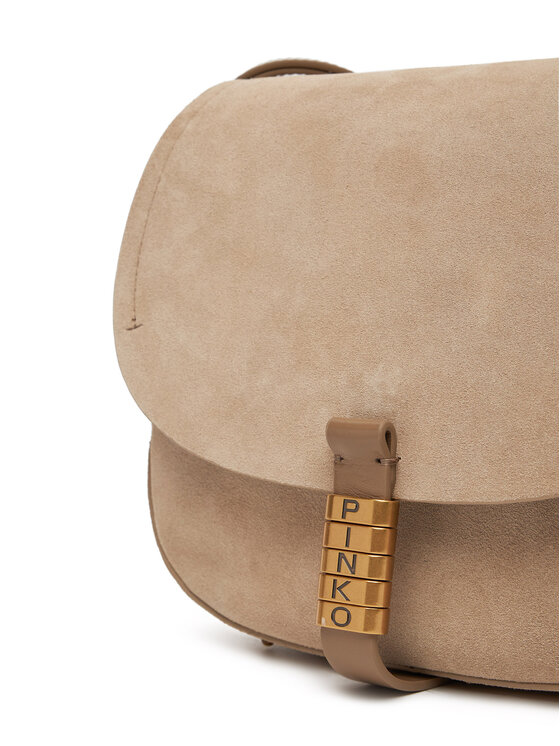 PINKO PINKO Ročna torba Saddle Classic PE 25 PLTT 103830 A29N Bež