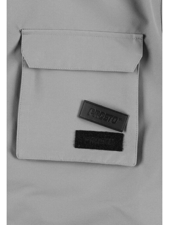 PROSTO. PROSTO. Kurtka zimowa Cargo Szary Regular Fit