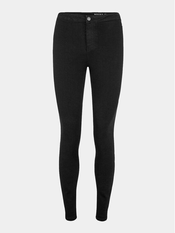 Noisy May Noisy May Jeansy Ella 27000768 Czarny Skinny Fit