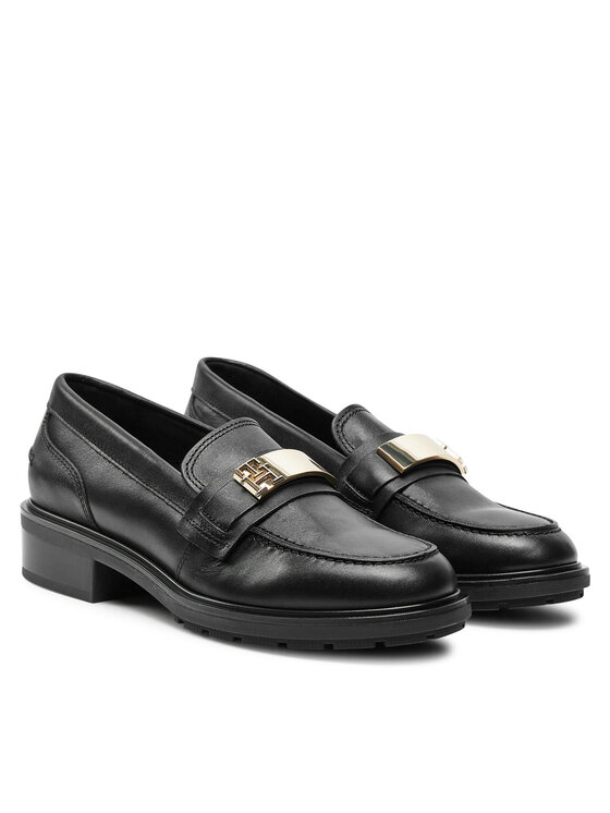Tommy Hilfiger Tommy Hilfiger Loaferice FW0FW08257 Crna