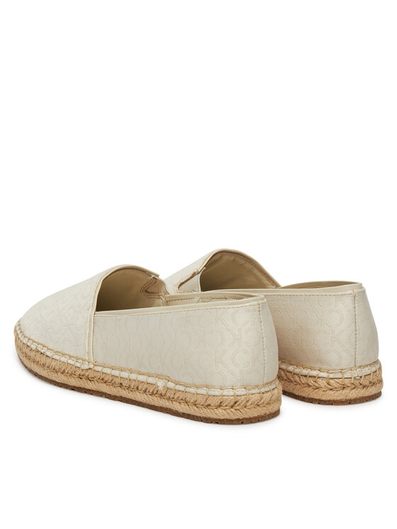 Calvin Klein Calvin Klein Espadrilles Flat Espadrille - Jacq HW0HW02467 Écru