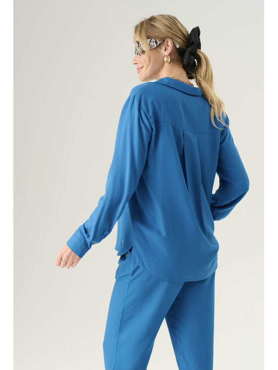 Femestage Femestage Blúzka Femestage AB BASE BLU2990-012 Modrá Regular Fit