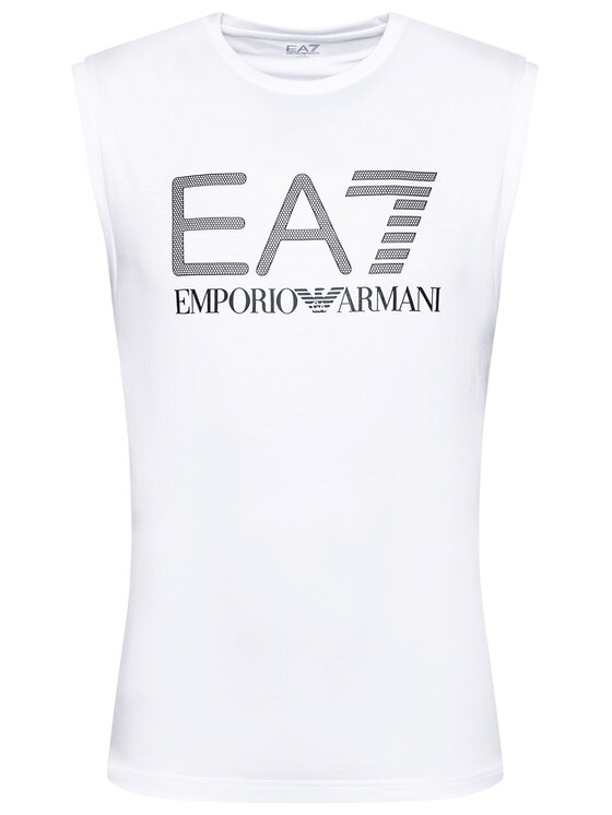EA7 Emporio Armani TankTop 3KPT80 PJ02Z 1100 Weiß Regular Fit Modivo.at
