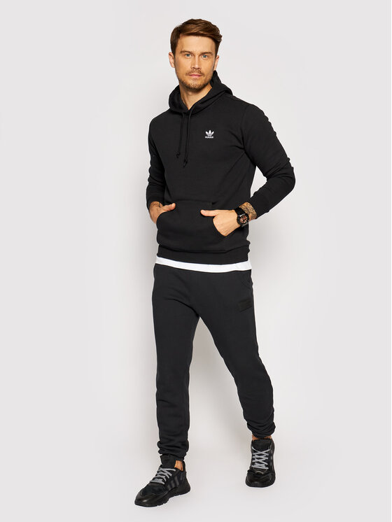 adidas Bluza adicolor Essentials Trefoil H34652 Czarny Regular Fit â¢ Modivo.pl
