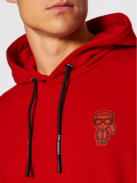 Karl lagerfeld red sweatshirt outlet