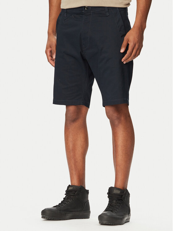G-Star Raw G-Star Raw Medžiaginiai šortai Bronson 3.0 D26337-5126 Tamsiai mėlyna Regular Fit
