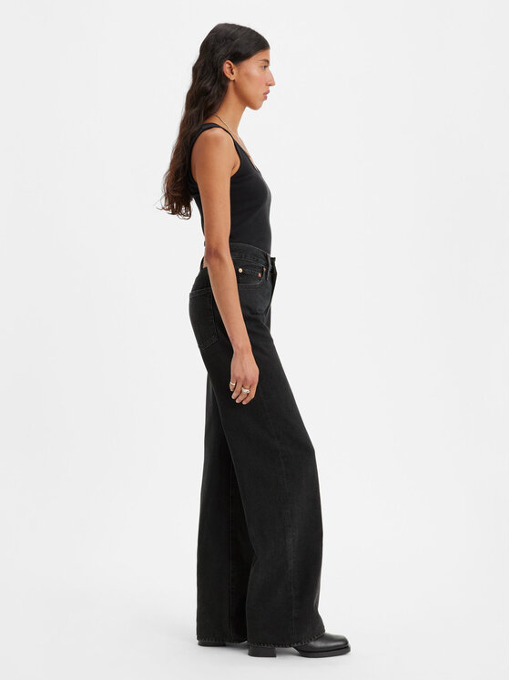 Levi's® Levi's® Jeansy Ribcage A6081-0001 Černá Wide Leg
