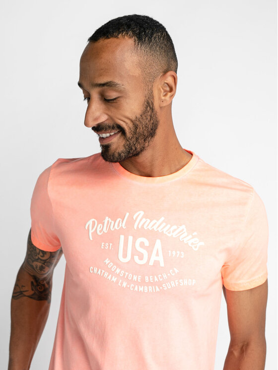 T-shirt M-1030-TSR656 Corallo Regular Fit