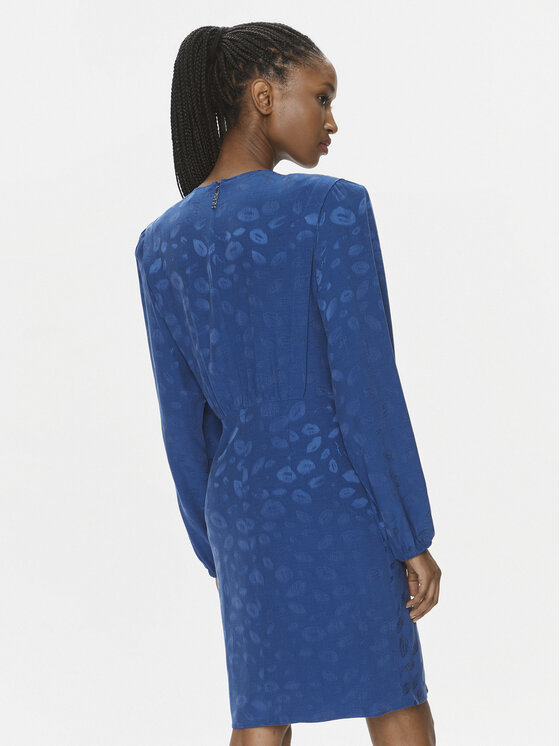 HUGO HUGO Vsakodnevna obleka Kaminna 50504499 Modra Regular Fit