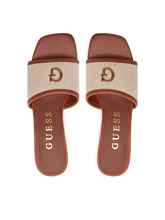 g by guess jeena slide flat sandals