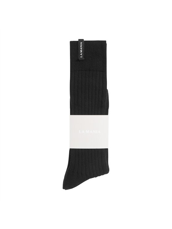 La Mania La Mania Skarpety długie SOCKS 19 2 PACK Czarny