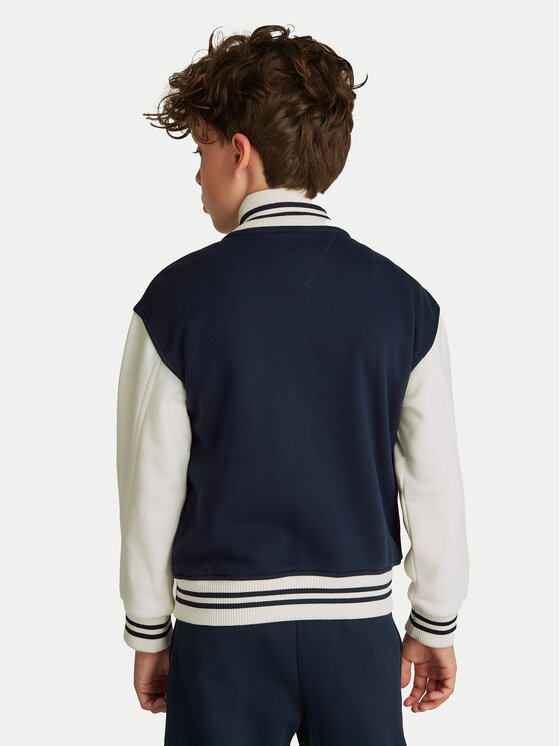 Tommy Hilfiger Tommy Hilfiger Mikina Mini Corp Logo KS0KS00624 Tmavomodrá Regular Fit