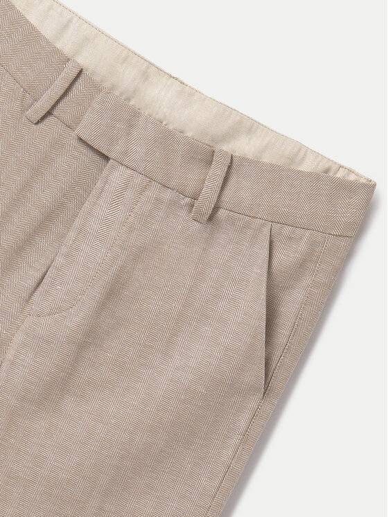 Mayoral Mayoral Spodnie materiałowe 6524 Beżowy Slim Fit