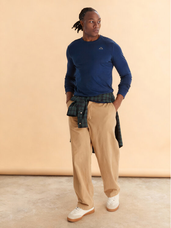 Robe di Kappa Robe di Kappa Longsleeve 631189W Blu Slim Fit