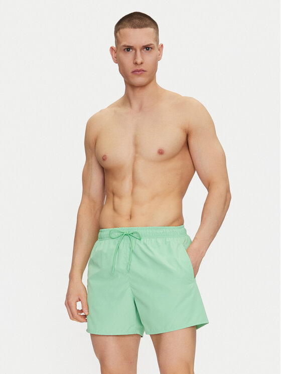 Lacoste Lacoste Szorty kąpielowe MH6270 Zielony Regular Fit