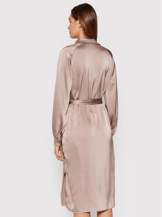Samsøe Samsøe Samsøe Samsøe Košilové šaty Nika F21400139 Růžová Relaxed Fit