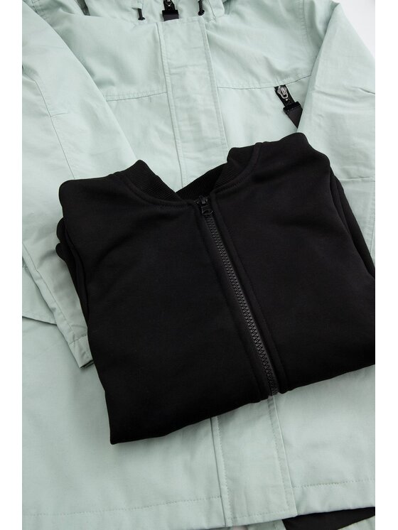 Coccodrillo Coccodrillo Bunda pro přechodné období WC5152402OGJ-011 Zelená Regular Fit