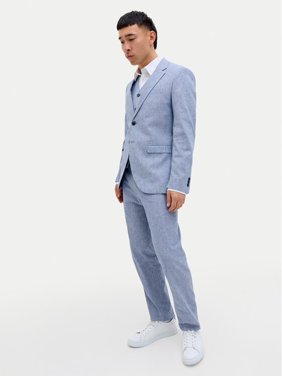 Jack & Jones Jack & Jones Chino kalhoty Riviera 12228724 Světle modrá Slim Fit