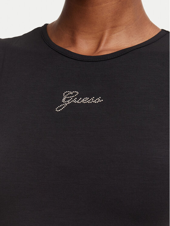 Guess Guess Top W6YP17 K3881 Černá Regular Fit