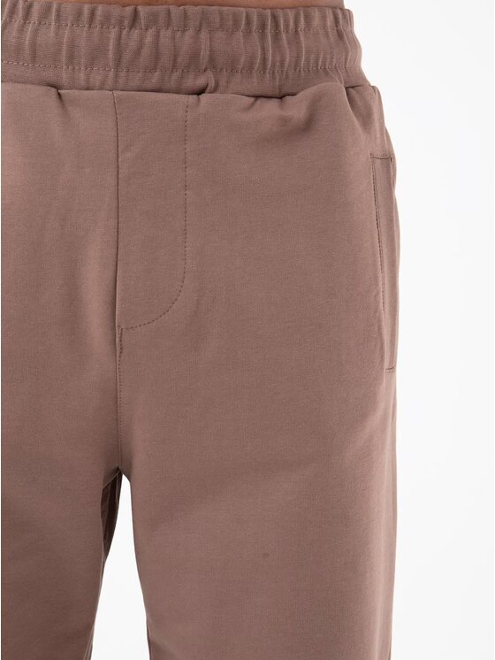Machinist Machinist Spodnie dresowe Spodnie Dresowe Jogger Męskie Brązowe Machinist Regular Basic L Brązowy Regular Fit