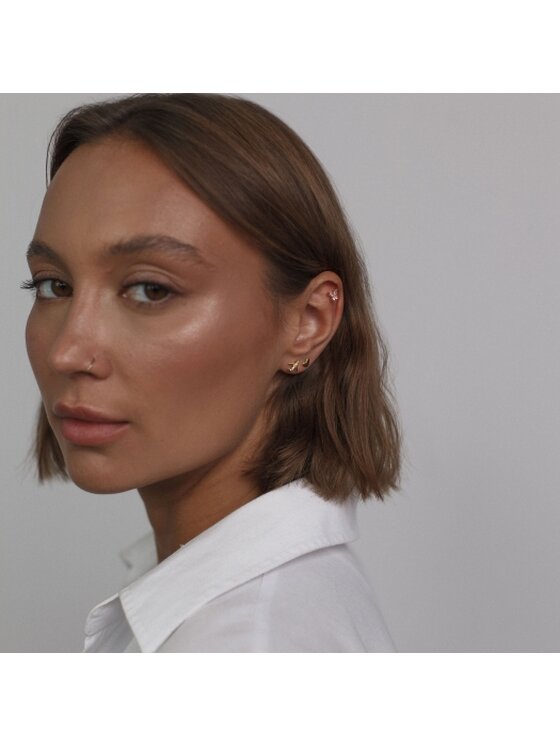 ANIA KRUK ANIA KRUK Piercing SRUKS0420Z Żółte złocenie