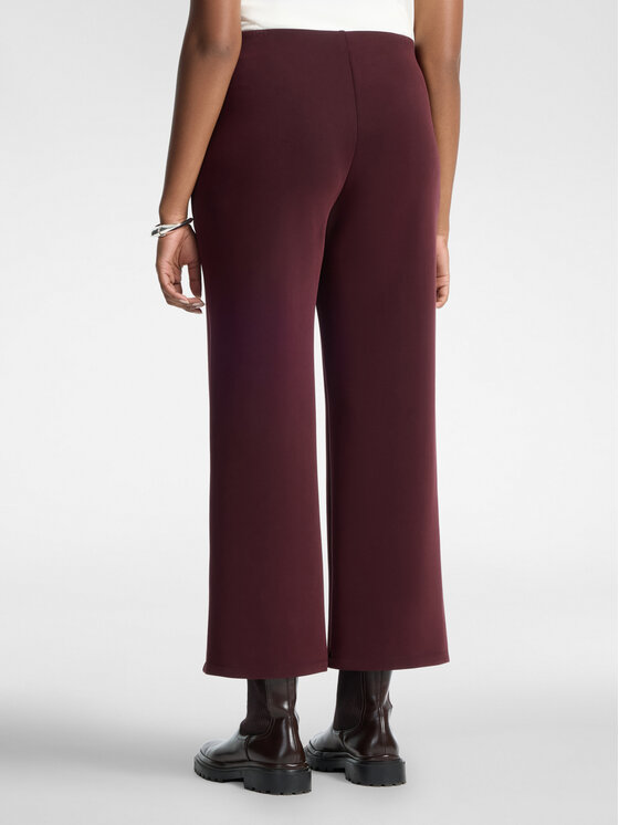 Elena Mirò Elena Mirò Pantaloni di tessuto P810Z000207N039 Bordeaux Flare Fit