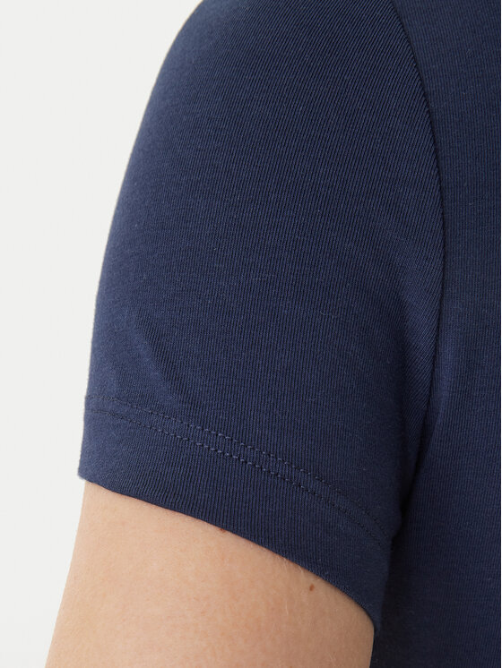 Guess Guess T-Shirt W5GI04 J1314 Σκούρο μπλε Slim Fit
