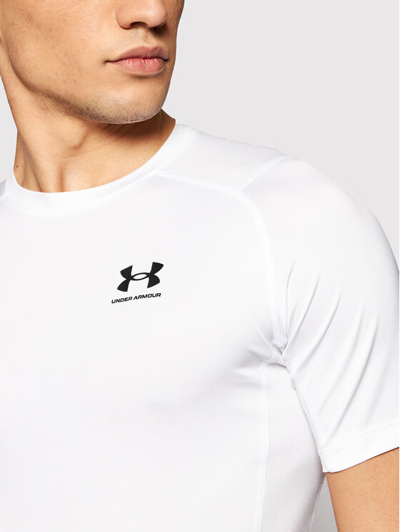 Under Armour Maglietta tecnica Ua HeatGear Armour 1361518 Bianco Compression Fit Modivo