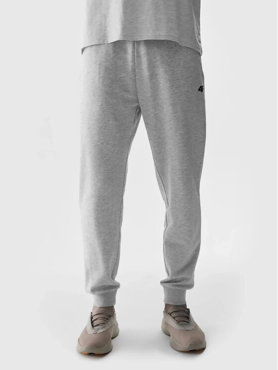 4F 4F Pantaloni da tuta 4FWSS24TTROM603-27M Grigio Regular Fit