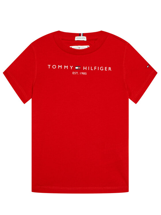 Tommy Hilfiger T-krekls Essential KS0KS00210 Sarkans Regular Fit