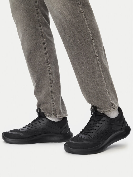 Calvin Klein Superge Light Eva Run Lace Sock Mm HM0HM02164 Črna