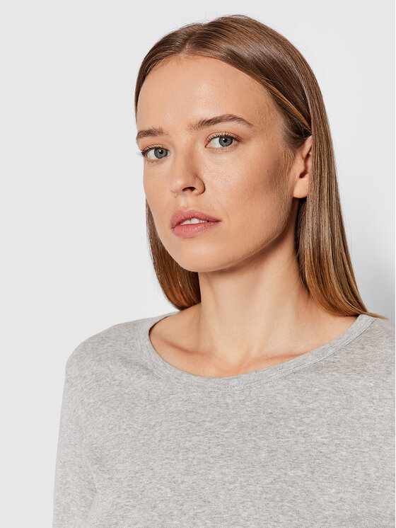 United Colors Of Benetton United Colors Of Benetton Majica 3GA2E16F9 Siva Regular Fit
