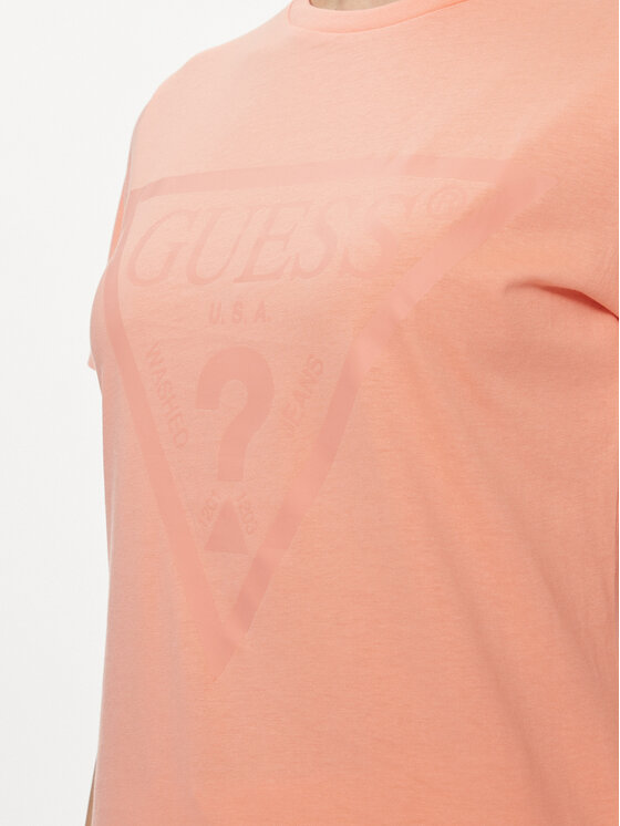 Guess Guess T-shirt Adele V2YI07 K8HM0 Koraljna Regular Fit