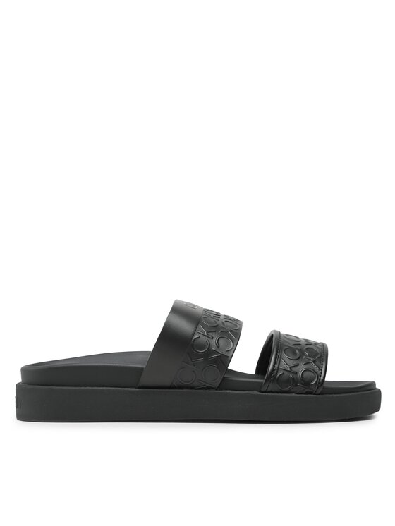 Calvin Klein Calvin Klein Natikače Ergo Slide - Hf Mono HW0HW01535 Crna