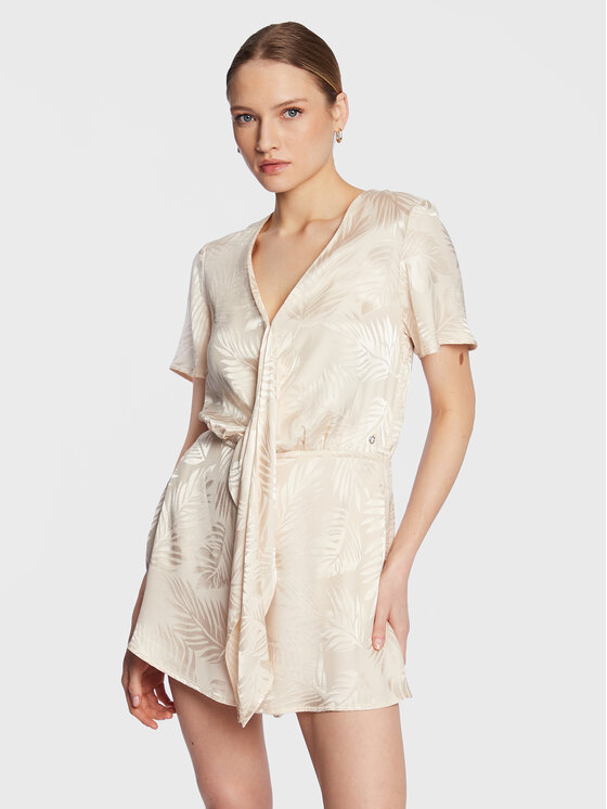 Guess Salopetă Altea W3GD73 WFDF0 Bej Regular Fit Altea imagine noua