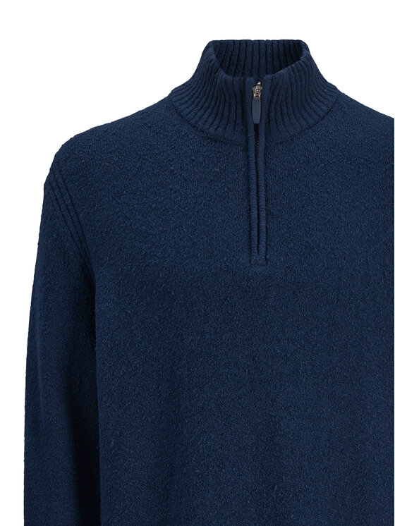 Jack & Jones Jack & Jones Sweater Point 12287316 Kék Relaxed Fit