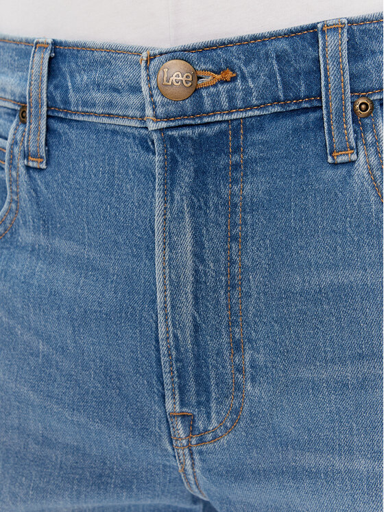 Lee Lee Džínsové šortky 5 Pocket 112349235 Modrá Regular Fit