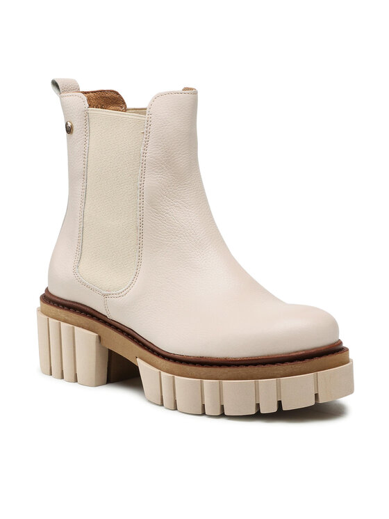 Maciejka Maciejka Klassische Stiefeletten 05312-04/00-6 Écru