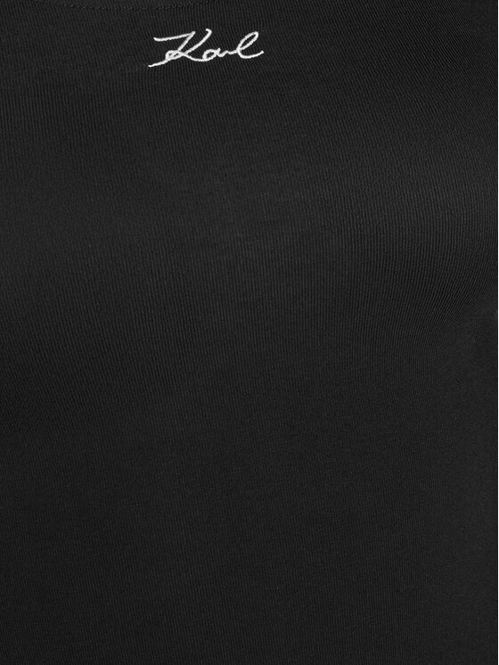 KARL LAGERFELD KARL LAGERFELD Body A4W47021 Negru Slim Fit