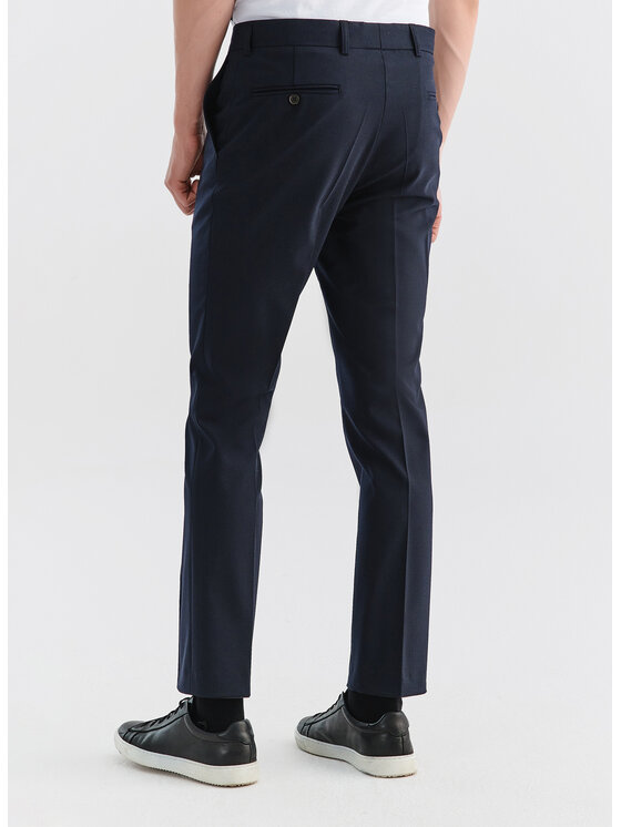 Pako Lorente Pako Lorente Spodnie garniturowe P000B-6G-166 Granatowy Slim Fit