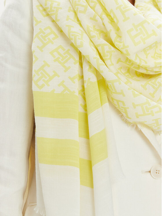 Tommy Hilfiger Tommy Hilfiger Fular Beach Summer Mono Scarf AW0AW16030 Galben