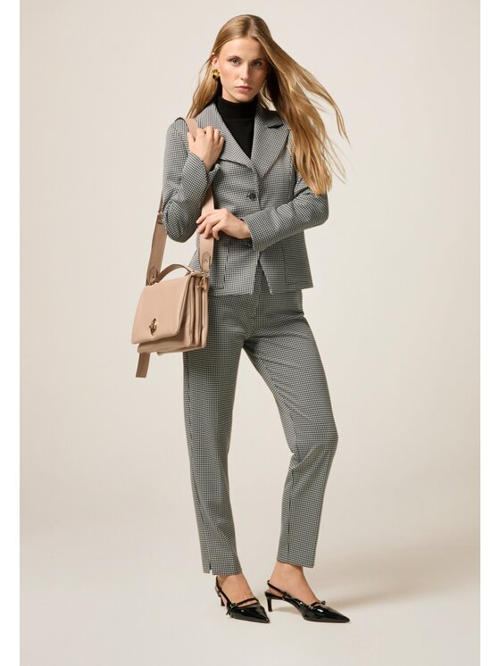 Oltre Oltre Giacca di transizione Q803R004599N0S1 Grigio Baggy Fit