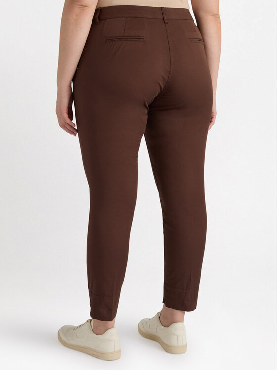 Fiorella Rubino Fiorella Rubino Spodnie materiałowe P718T004800N022 Brązowy Regular Fit