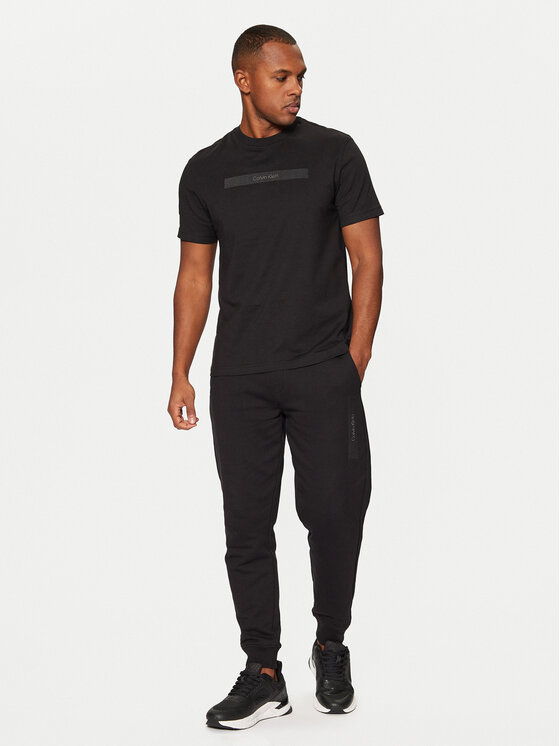 Calvin Klein Calvin Klein Marškinėliai K10K113791 Juoda Regular Fit