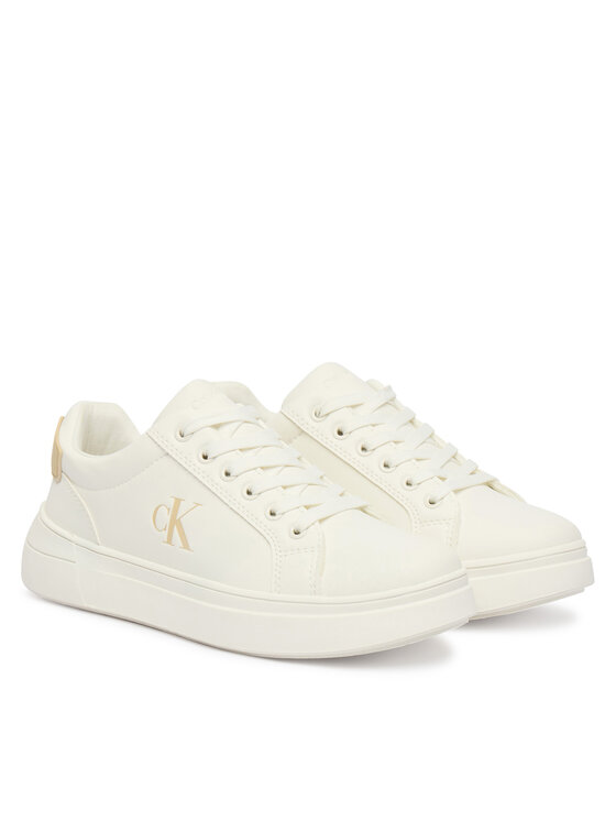 Calvin Klein Calvin Klein Sportcipők Low Cut Lace Up V3X9-83300-1355 Fehér