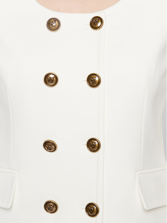 PINKO Pinko Сако Eugenia 1G1890 1739 Бял Regular Fit